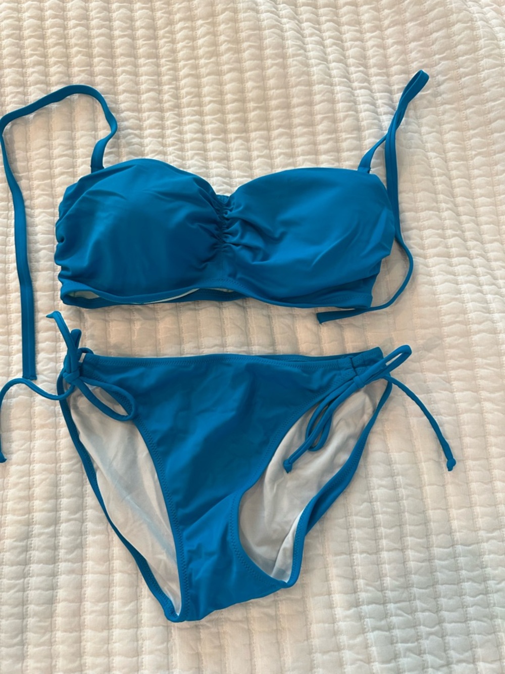 Victoria Secret  Teal Blue Two-Piece Bikini Set M  top 34D
